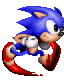 a gif of sonic running